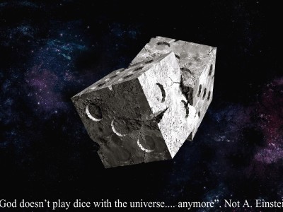 God doesn’t play dice with the universe...anymore