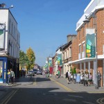 Urban design photomontage for street regeneration, active frontages
