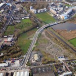 office-residential-retail model for brownfield regeneration Limerick, empty site