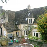 Grade 2 listed Cotswold, house, conservatory, photomontage, before