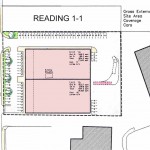 Parking layout, lorry turning, soft landscaping, 2 industrial units, valuation