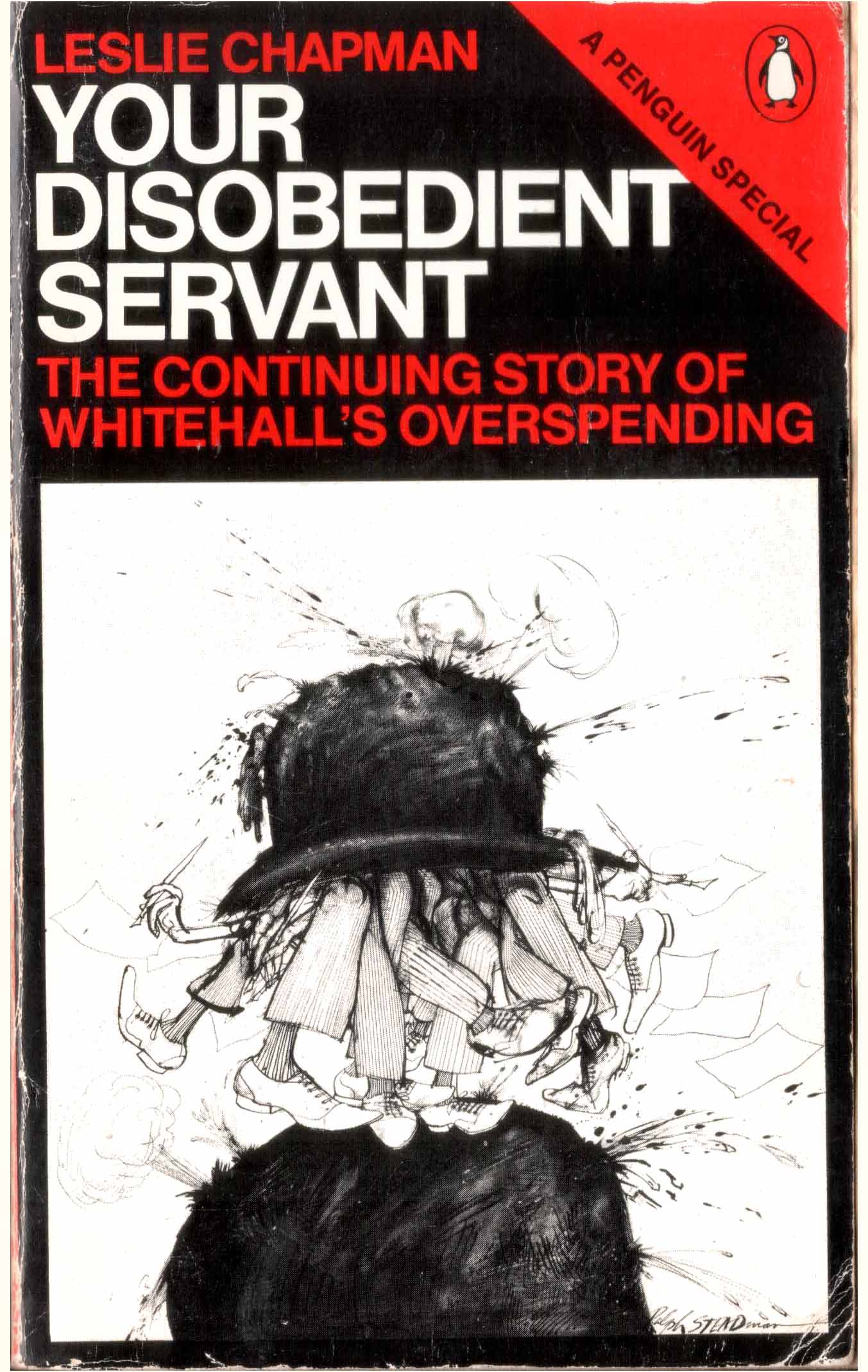 Pelican, paperback cover, graphic design, Ralph Steadman
