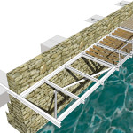 3D CAD drawings, visualisation, photographs. boardwalk, timber, engineer